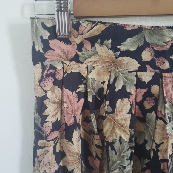 Vintage Intriguing Threads Muted Floral Maxi Sz 10 - Picture 3 of 9